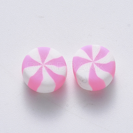 Handmade Polymer Clay Beads CLAY-R084-01H-1