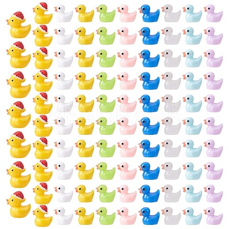 100Pcs Luminous Mini Ducks JX343A-1