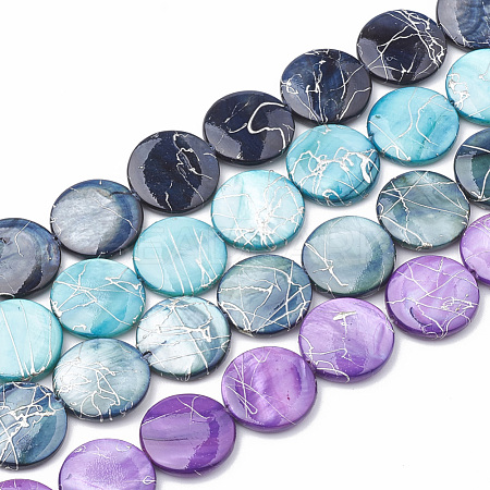 Freshwater Shell Beads Strands SHEL-N020-1-02-1