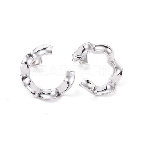 304 Stainless Steel Stud Earring for Women EJEW-F287-03P-1