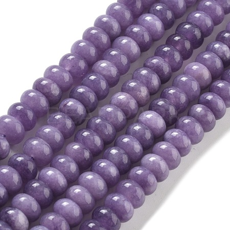 Natural White Jade Beads Strands G-E507-01T-1
