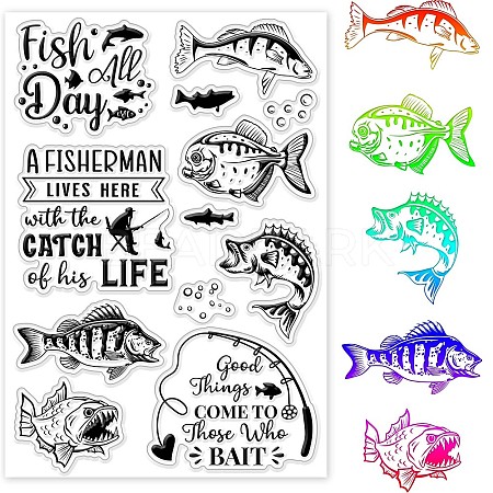 Custom PVC Plastic Clear Stamps DIY-WH0448-0120-1