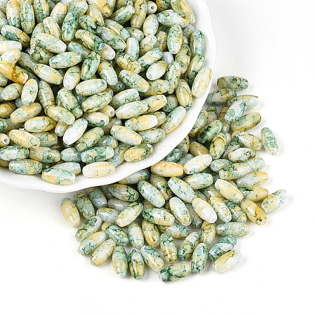 Baking Paint Glass Seed Beads SEED-N008-06H-1