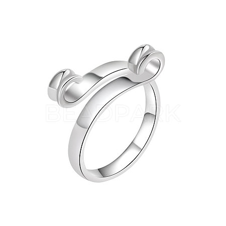 Brass Open Cuff Ring SENE-PW0017-12-1