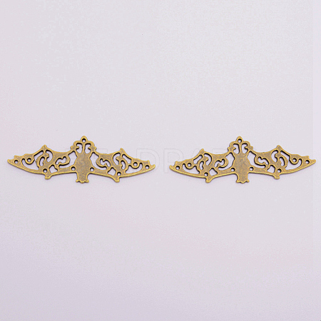 Alloy Filigree Joiners Links PALLOY-WH0072-03AB-1