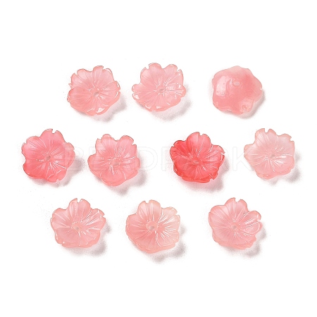 Synthetic Coral Dyed Beads CORA-P008-01B-02-1