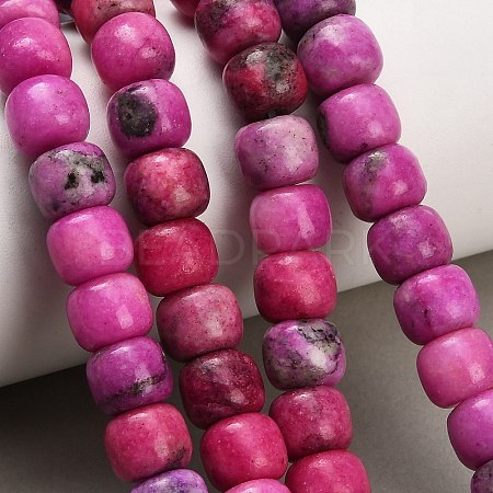 Dyed Natural White Jade Beads Strands GG-CBAA20A-01B-03-1