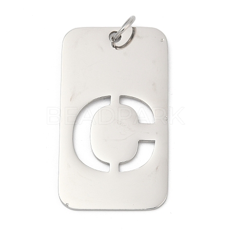 304 Stainless Steel Pendants STAS-M115-01P-C-1