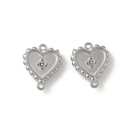 304 Stainless Steel Connector Cabochon Settings STAS-Z144-07P-1