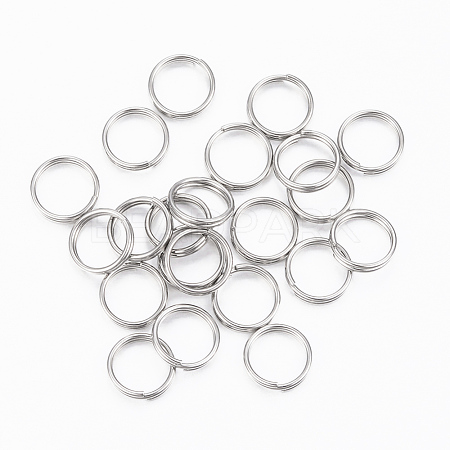 Tarnish Resistant 304 Stainless Steel Split Rings STAS-H413-05P-C-1