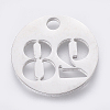 Non-Tarnish 304 Stainless Steel Pendants STAS-F233-28-P-2
