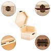 Unfinished Pine Wood Jewelry Box CON-WH0072-08-4