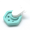 Food Grade Eco-Friendly Silicone Baby Pacifier Holder Clips SIL-T017-06-2