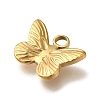 Ion Plating(IP) 304 Stainless Steel Charms STAS-C059-04G-1-2