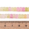 Ombre Effect Dyed Glass Beads Strands GLAA-Q106-05A-A03-4