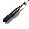 Natural Lapis Lazuli Dowsing Pendulum Big Pendants G-H285-06R-05-3