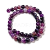 Natural Striped Agate/Banded Agate Strands G-Q842-8mm-M-5