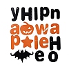 Halloween Theme Paper Flags AJEW-P105-01-2