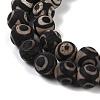 Tibetan Style dZi Beads G-K166-02-12mm-L3-01-4