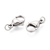 304 Stainless Steel Lobster Claw Clasps STAS-B166-01P-01-2