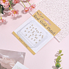30Pcs Brass Crimp Beads KK-BBC0025-43-6