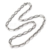 304 Stainless Steel Link Chain Necklaces STAS-O142-01P-1