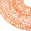 Imitation Jade Glass Beads Strands EGLA-F167-03A-03-3