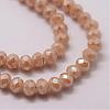 Electroplate Glass Bead Strands GLAA-K016-3x4mm-02PL-3