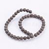 Natural Pyrite Beads Strands G-P303-03-4mm-8-2