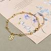 Double Layer Anklets AJEW-AN00309-01-5