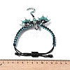 Pterosaur Alloy Enamel & Rhinestones Link Bracelets BJEW-A165-01C-5