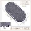 8Pcs 8 Colors Felt Bag Bottoms FIND-PH0038-09-2