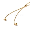 Round Beads Lariat Necklace for Girl Women NJEW-JN03709-4