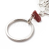 Natural Red Jasper Keychain KEYC-JKC00346-01-4