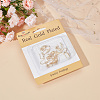 Beebeecraft 24Pcs 4 Style Brass Micro Pave Clear Cubic Zirconia Earring Hooks KK-BBC0012-32-6