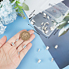 32Pcs 4 Style Brass Cord Ends KK-BBC0010-91S-3