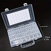 56 Compartments Removable Plastic Bead Containers PW-WG45365-03-1