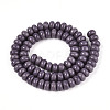 Opaque Spray Painted Glass Beads X-GLAA-ZX008-8mm-18S-2