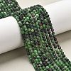 Natural Ruby in Zoisite Bead Strands G-P213-35-4