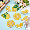 8Pcs Polyester Clothing Patches PATC-MA0001-39-4