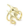 Brass Star Open Cuff Ring for Women LS-RJEW-A042-01A-1