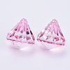 Transparent Acrylic Pendants X-TACR-Q260-C-V03-2