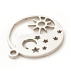 Non-Tarnish 201 Stainless Steel Pendants STAS-G258-05P-3