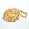 Chip Natural Citrine Beads Strands G-N0134-21-3