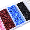 6000Pcs 5 Colors Glass Seed Beads SEED-YW0001-15A-5