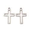 Hollow 201 Stainless Steel Laser Cut Pendants STAS-P428-11P-1