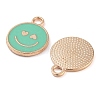Alloy Enamel Pendants PALLOY-S192-04G-3