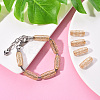 Plating Transparent Acrylic Beads PACR-YW0001-05-5