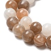 Natural Multi-Moonstone Beads Strands G-J157-8mm-06-4