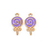 Alloy Pendant Rhinestone Settings ENAM-S121-095D-1